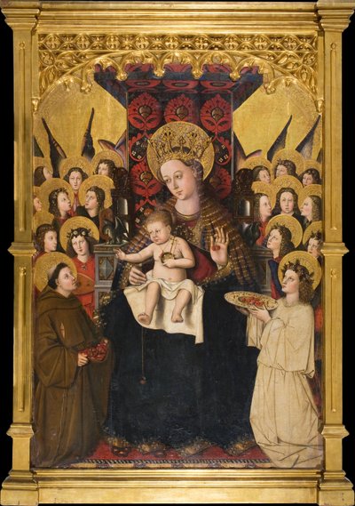 Apparition of the Virgin to Saint Francis at the Porziuncola by Master of the Porciúncula